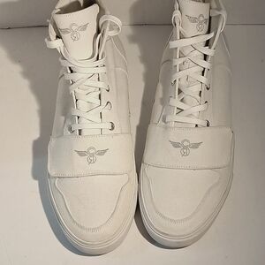 CREATIVE RECREATION NEW Cesario Hi XXI Sneakers Gray + Patent Leather Sz 13